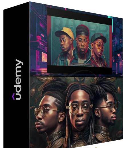 完整的Midjourney AI大型课程:AI绘图从初学者到精通-36节课-中英字幕