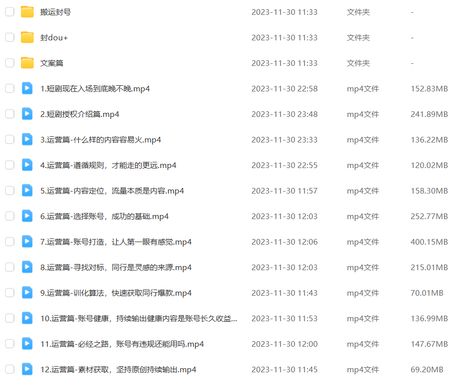 短剧推广运营：外面收费1980的短剧推广课程，正规起号，可长期，单作品收入5000+