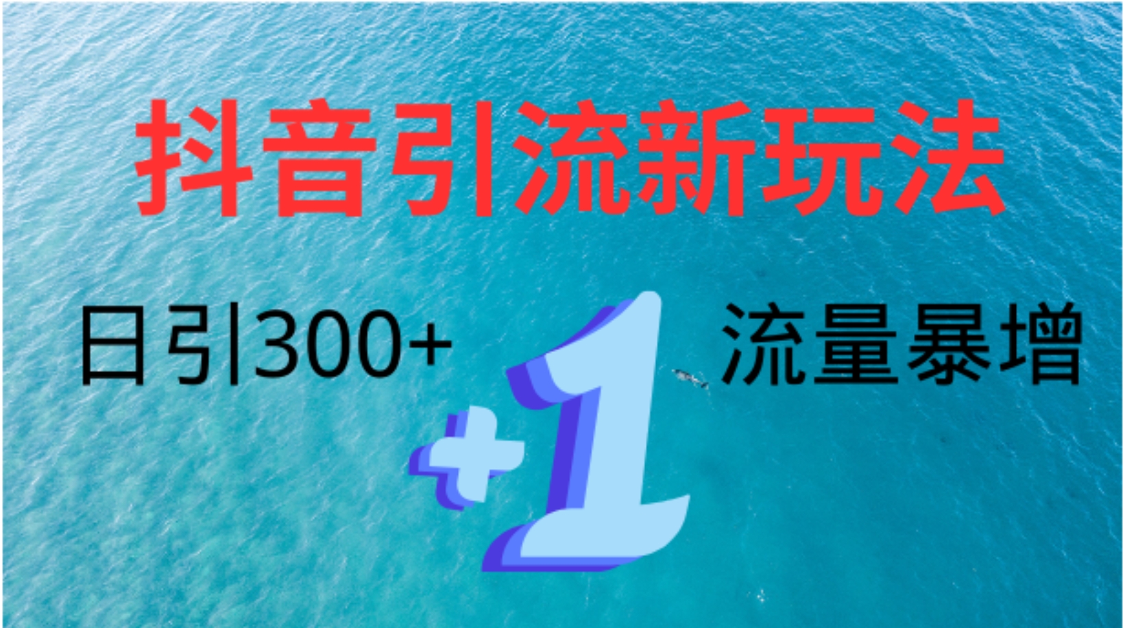 创业粉高效引流,抖音工具号玩法4.0,日引300